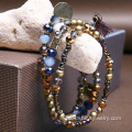 Multilayer Tassel Pendant Glass Tiny Bead Bracelet Wholesale